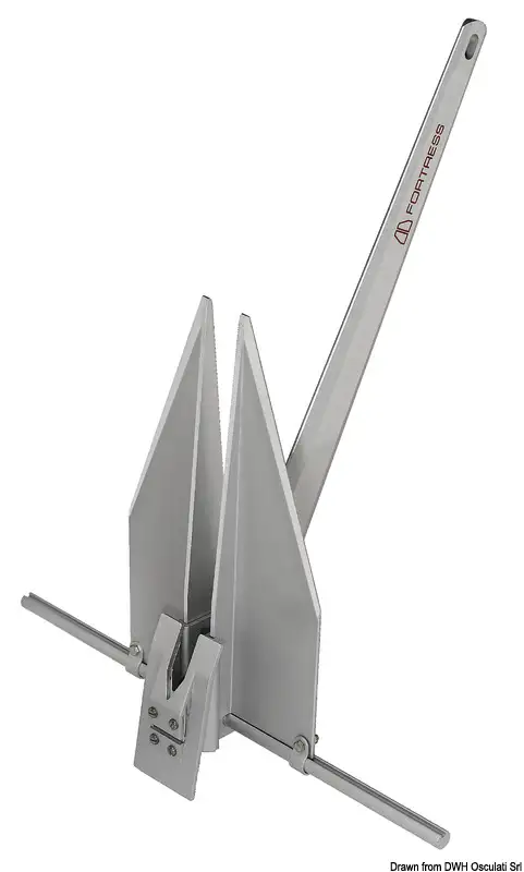 01.100.85 Ancora smontabile Fortress 21,2 kg Osculati