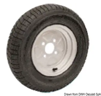 02.013.09 Ruote pneumatiche carrelli alta velocità 145/10″ Osculati