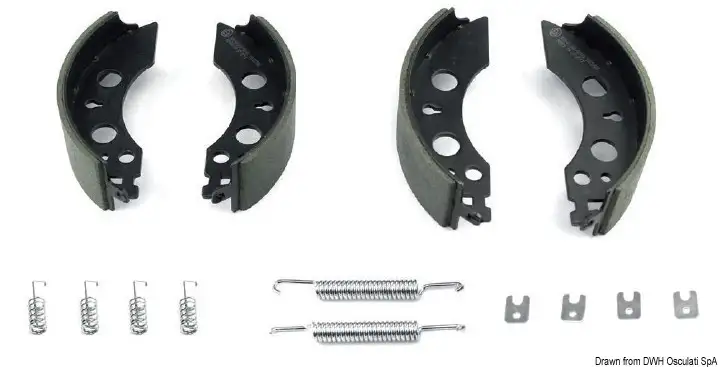 02.035.11 Kit freni carrello Knott 20-2425/1 200×50 Osculati
