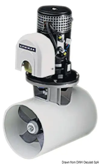 02.052.12 Elica di prua Lewmar Blue Generation 250TT 8 kW 24V Osculati