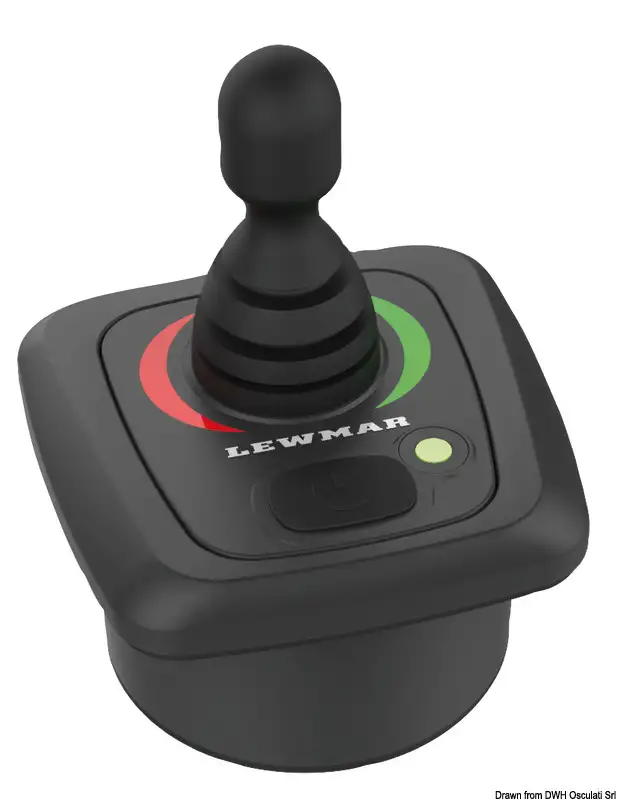 02.045.03 Comando Joystick Blue singolo Osculati