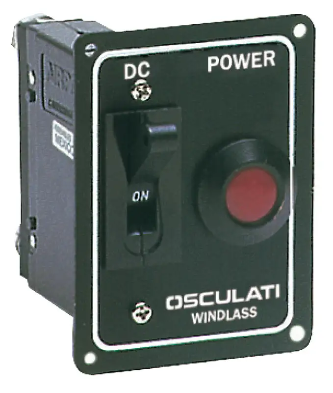 02.340.01 Pannello con interruttore di sicurezza 50 A Osculati