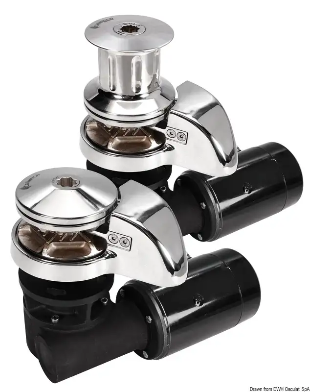 02.404.44 Verricello ITALWINCH Smart Plus 1000W 24V – 8mm alto c/campana Osculati