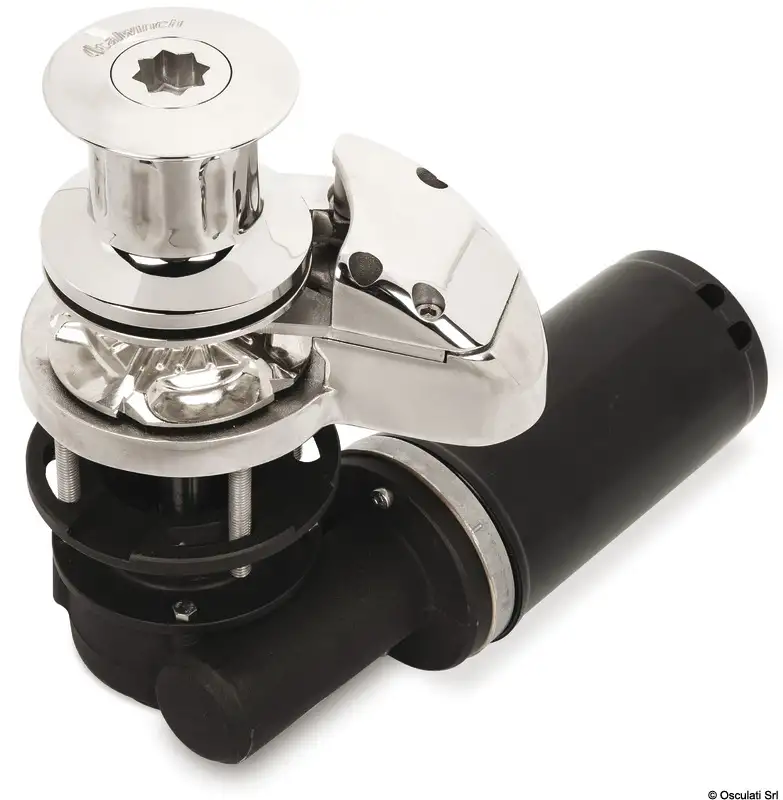 02.411.31 Verricello inox verticale CL-S 500W 12V – C. 6mm – Osculati