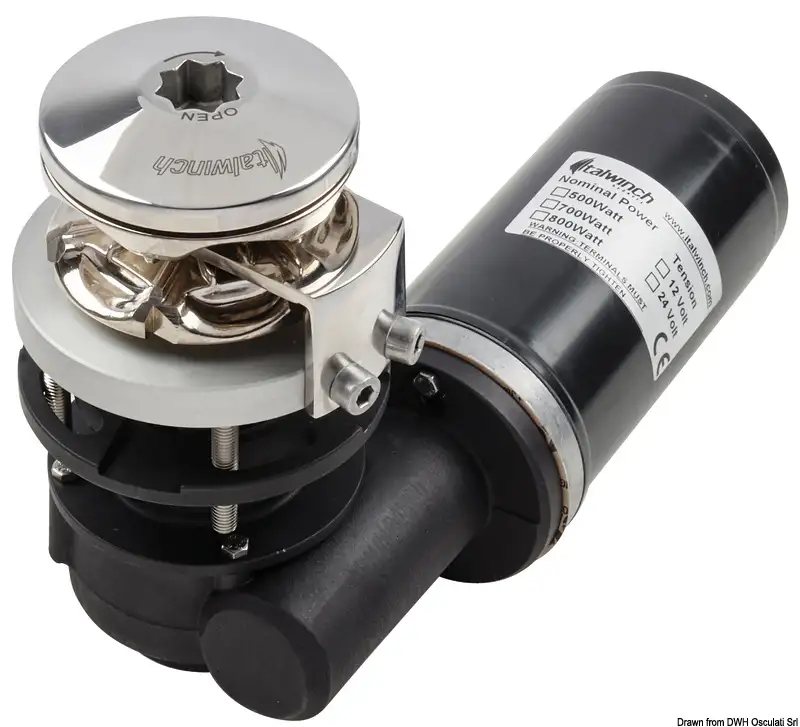 02.413.03 Verricello ITALWINCH Smart R1 700W Osculati