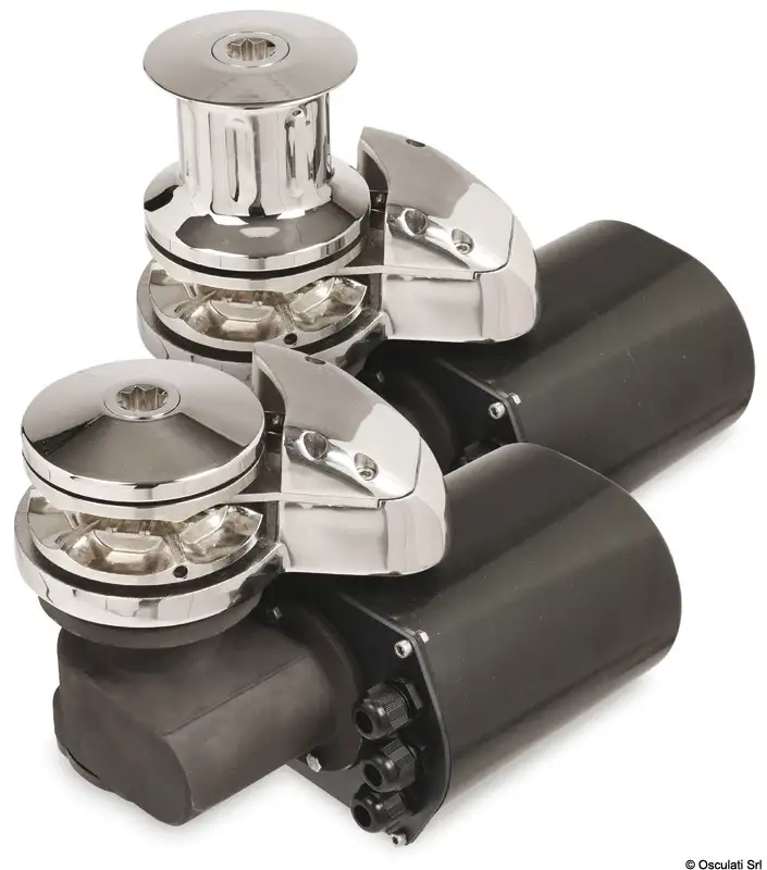 02.414.32 Verricello inox verticale CL-P 1000W 12V – C. 8mm Osculati