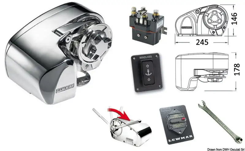 02.531.86 Barbotin 6 mm per Lewmar Pro-Series Osculati