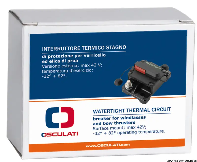 02.751.80 Termointerruttore esterno 80 A Osculati