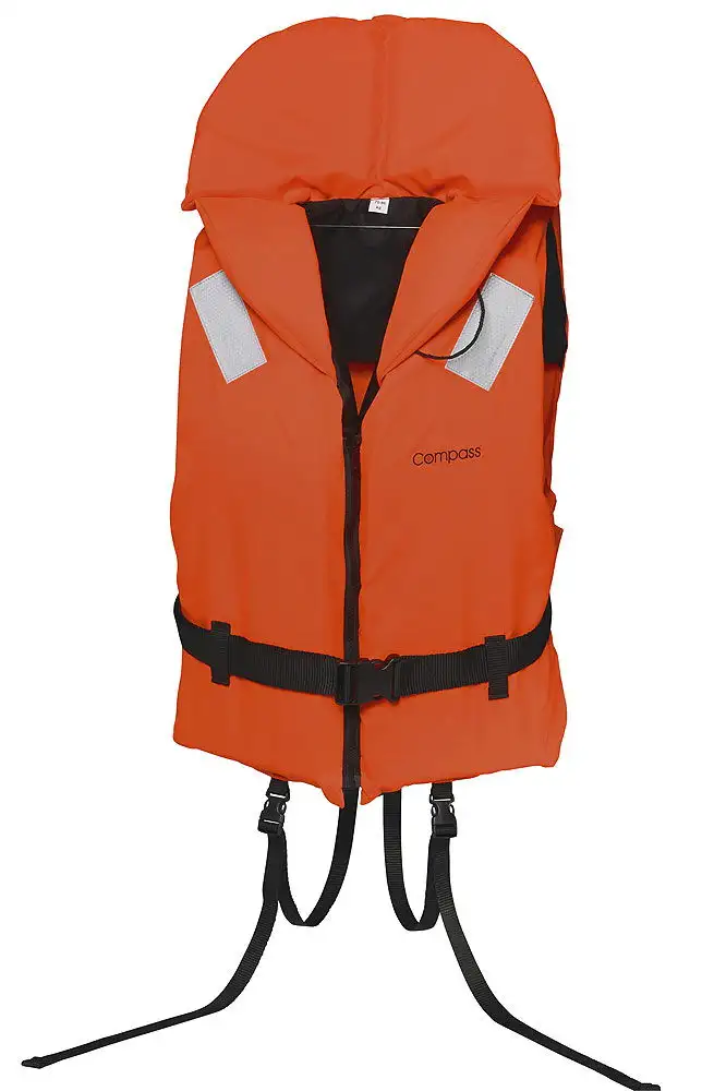Gilet solido Compass 100N arancione