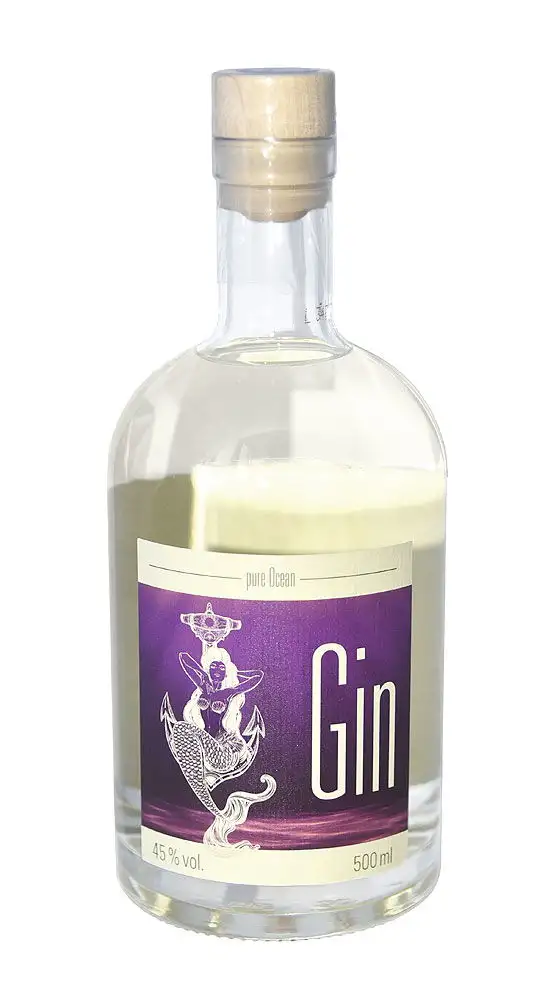 Gin puro dell'oceano, 45%.