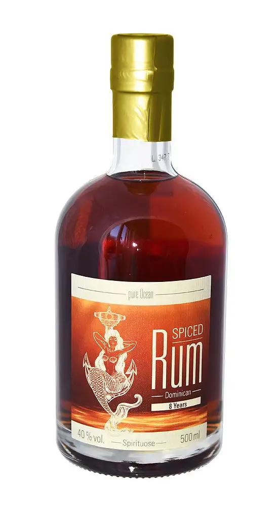 Rum speziato dell'oceano puro, 40%