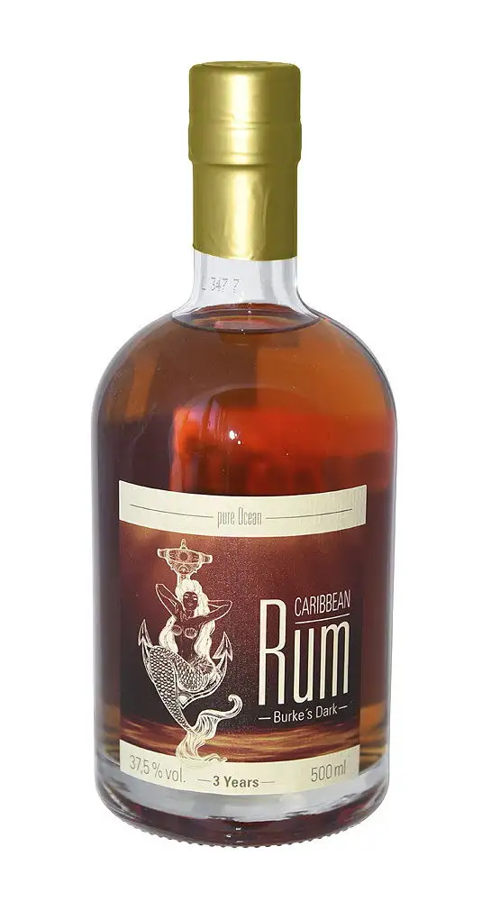 Rum scuro Pure Ocean Burkes, 37,5%