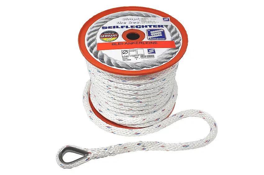 Linea di ancoraggio con inserto in piombo