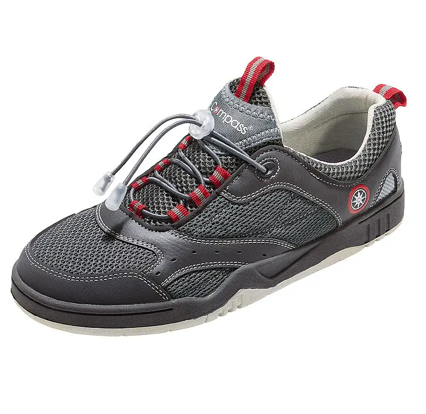 Scarpa da barca Compass da uomo, grigio