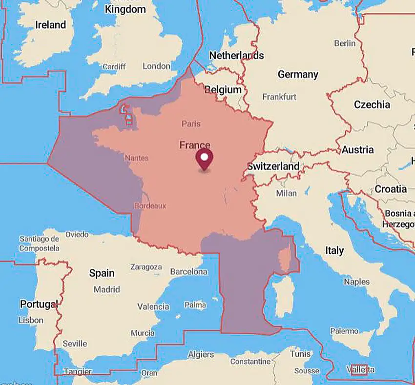 Carte dei fari Raymarine