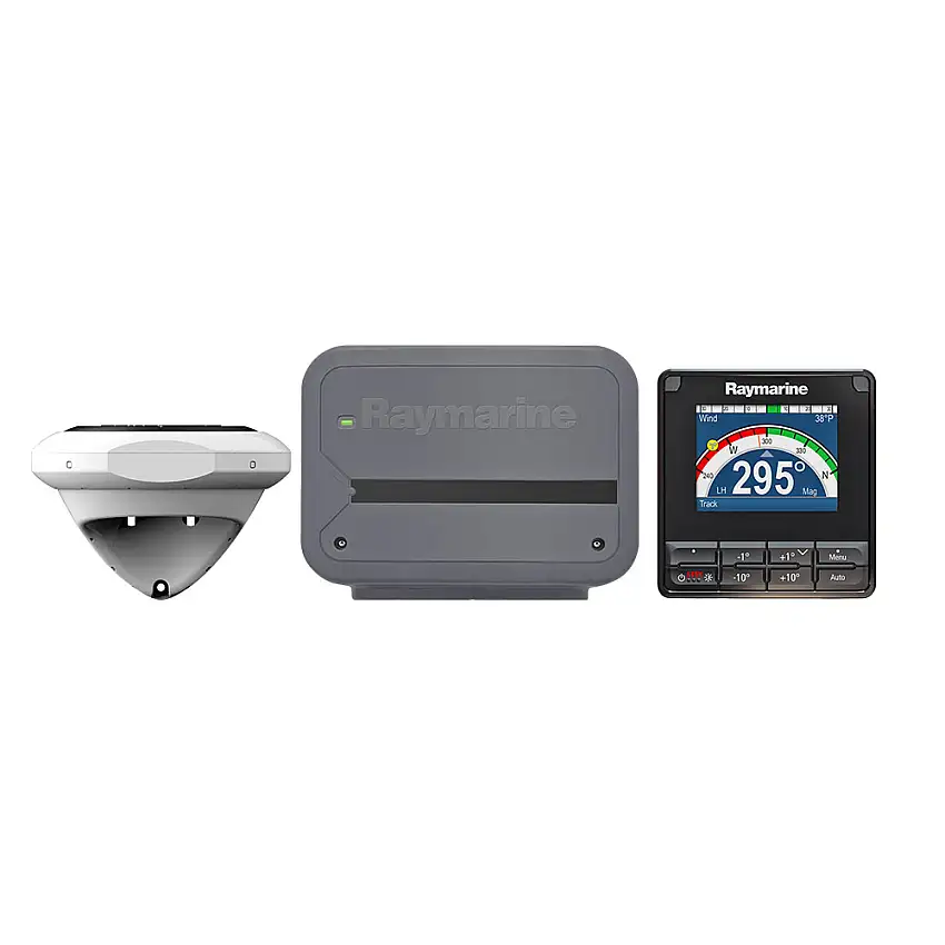 Raymarine Evolution EV-100 con unità di controllo p70s, ACU-100, EV-1, set di cavi (adatto per ruota motrice, timone e impianto idraulico da 0,5 l)