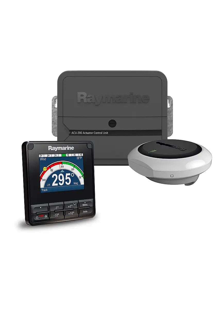 Raymarine Evolution EV-200 Sail con unità di controllo p70s, ACU-200, EV-1 e set di cavi (adatto per unità di tipo 1)