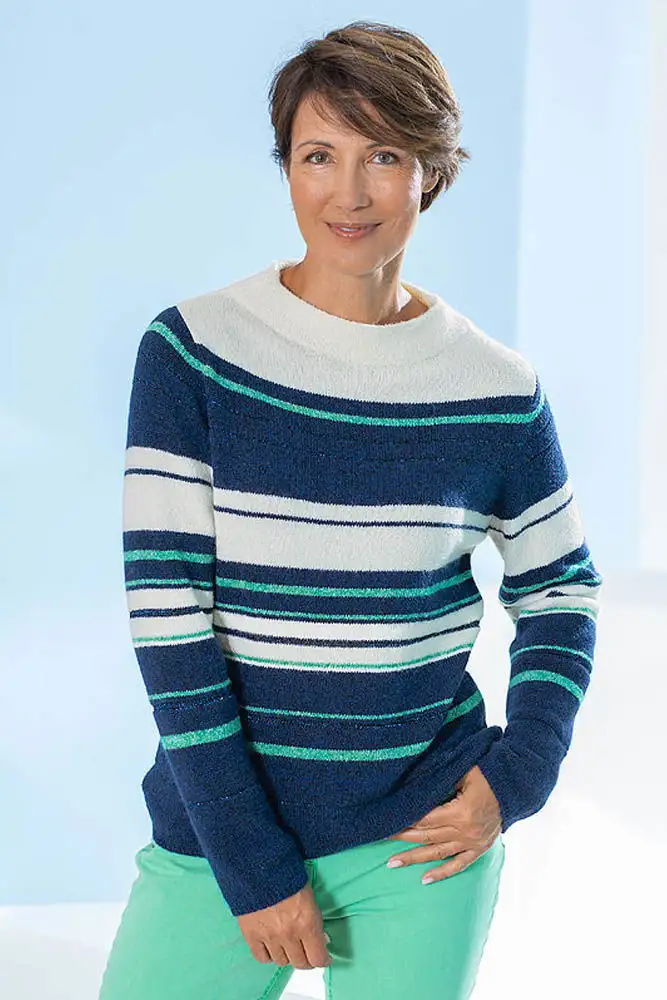 Maglione a righe da donna Rabe
