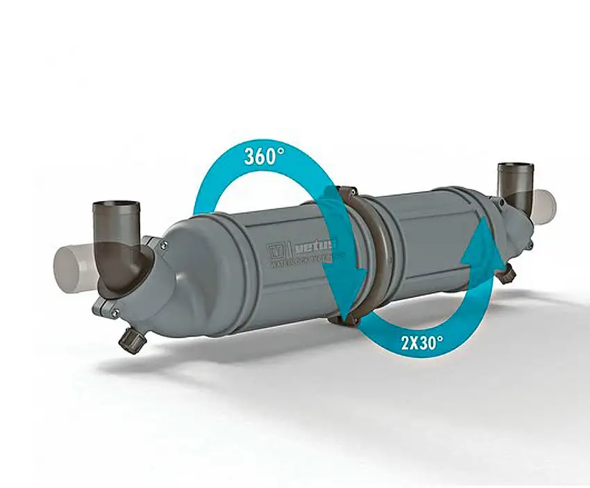 Collettore d'acqua Vetus lungo D40mm