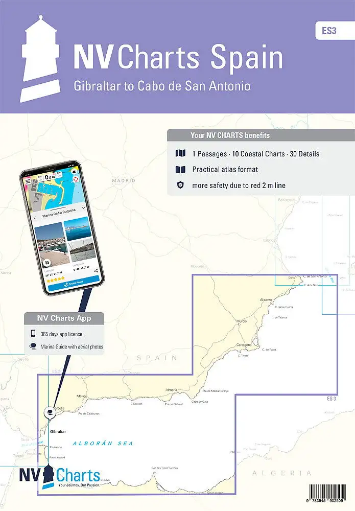 NV Atlante Spagna ES 3 - Da Gibilterra a Cabo de San Antonio