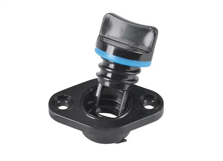 Passacavo da ponte in plastica con tappo a vite 24 mm