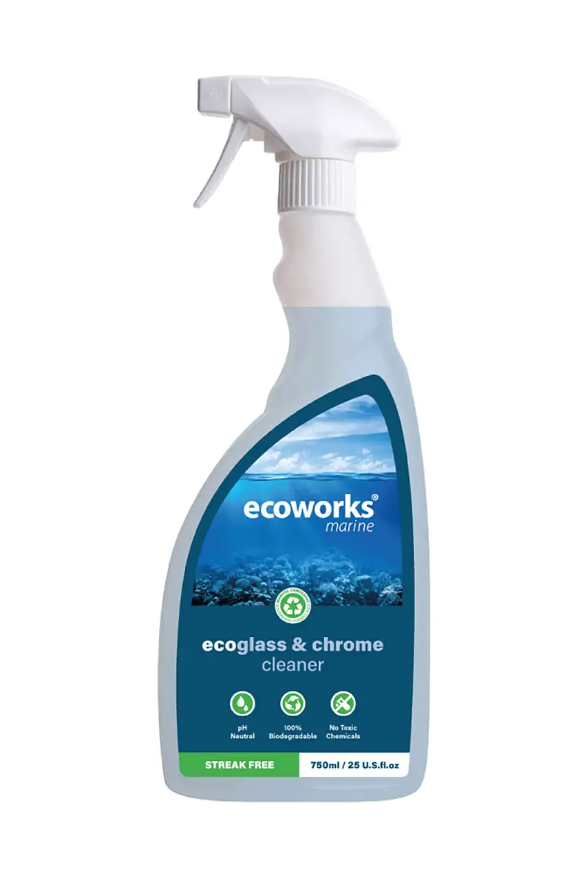 eEcoworks Ecoglass & Chrome Cleaner (Detergente per vetro e cromo)