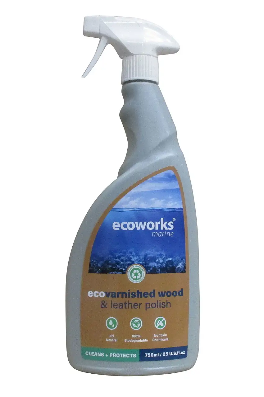 ecoworks lucidante per legno e pelle