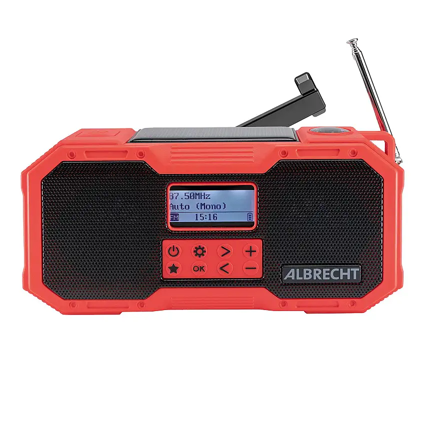 Radio di emergenza a manovella Albrecht DR112 DAB