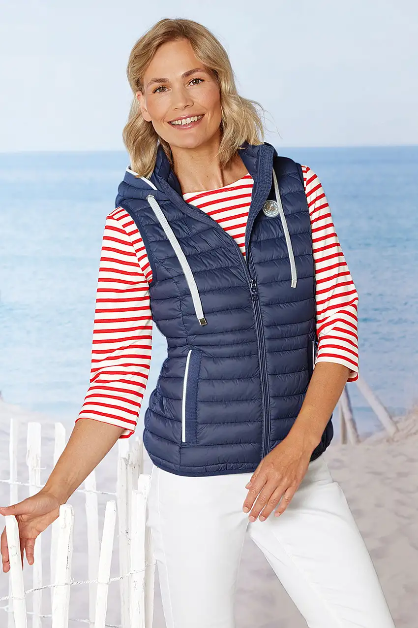 Gilet trapuntato da donna