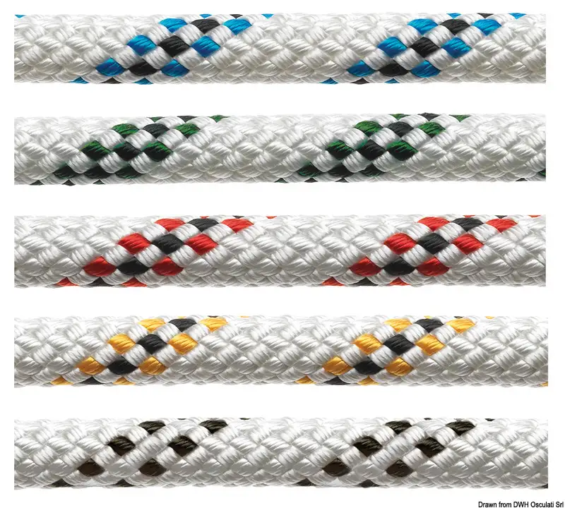 06.432.16BL Marlow Braid Fleck 16 mm blu Osculati
