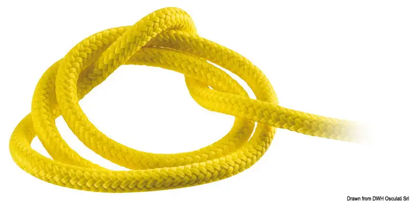 Cima d'ormeggio a terra mm 26 gialla fluo