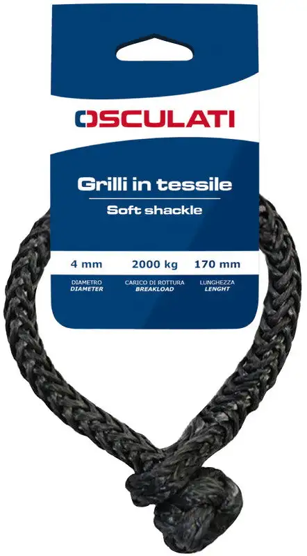 Grilli in tessile alta tenacità grigi 8 mm