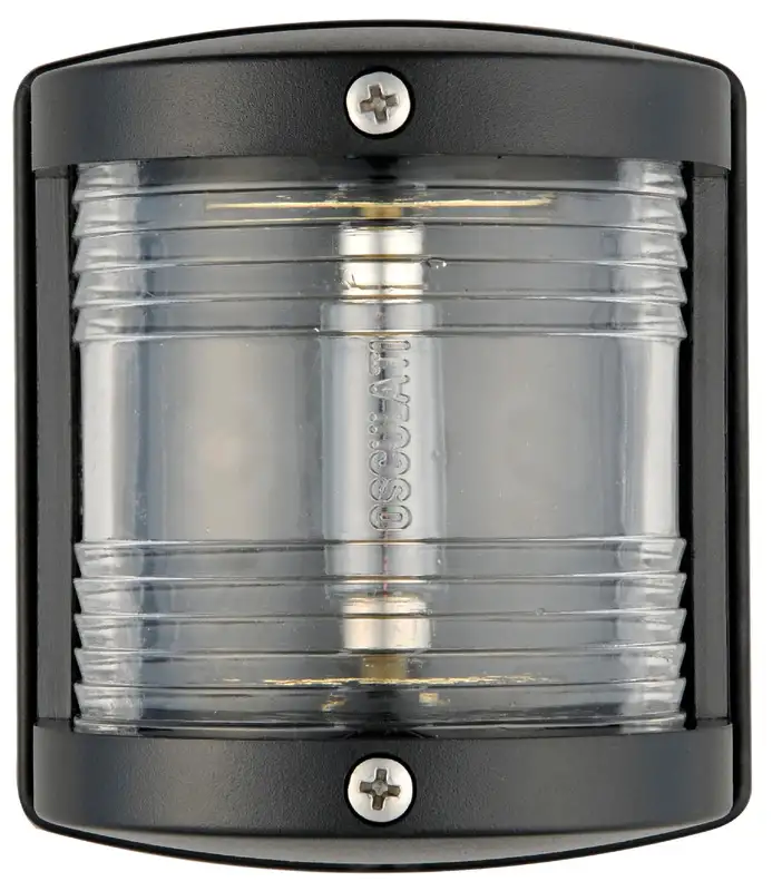 11.415.03 Fanale U77 bianco 225° nero Osculati