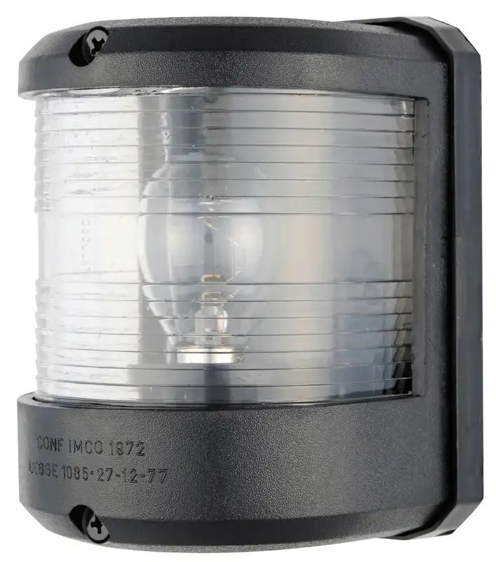11.417.03 Fanale U78 testa albero-nero 12 V Osculati