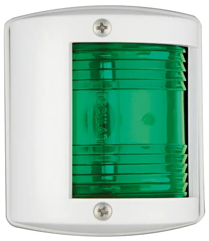 11.425.02 Fanale U77 verde/bianco Osculati
