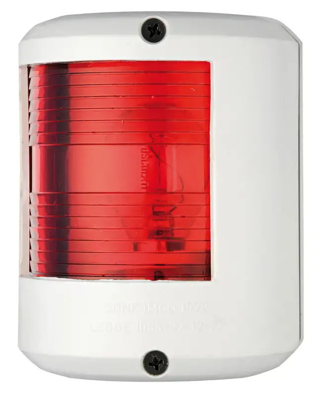 11.427.01 Fanale U78 rosso/bianco 12 V Osculati