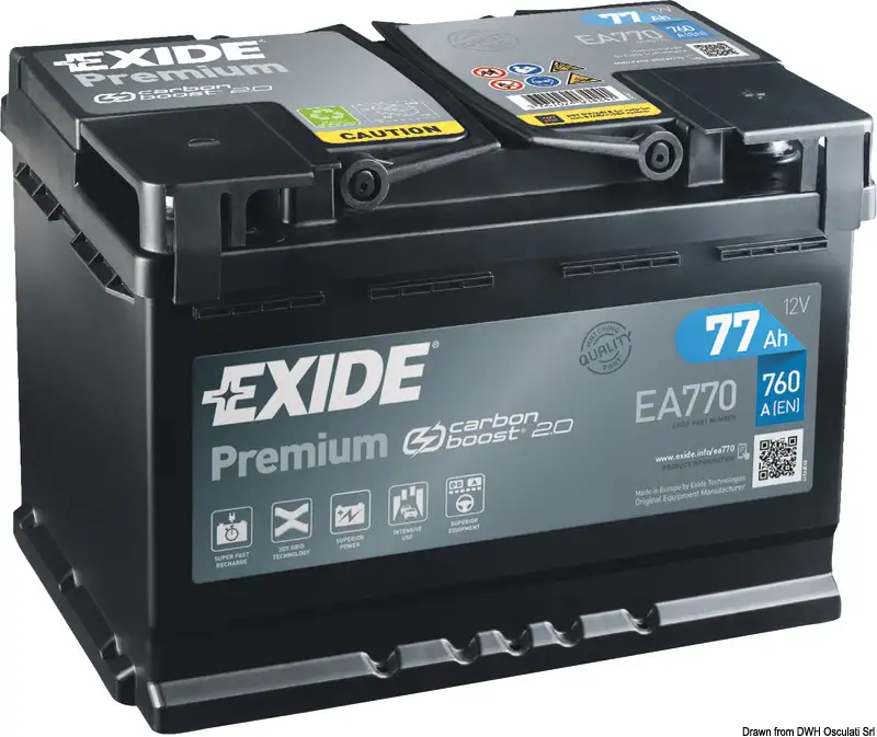12.404.03 Batteria Premium 77 Ah Osculati