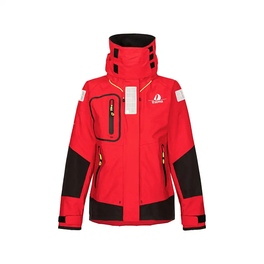 12skipper Magellan Offshore giacca da vela da donna rossa, taglia XXL