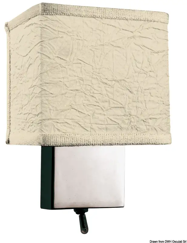 13.483.10 Applique ottone crom con interruttore Osculati