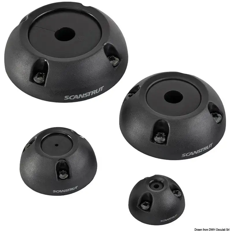 Premistoppa plastica nera Ø 2/8 mm cf. 10 pz