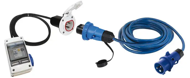 Kit quadro elet. 16 A presa Cruiser inox cavo 15m