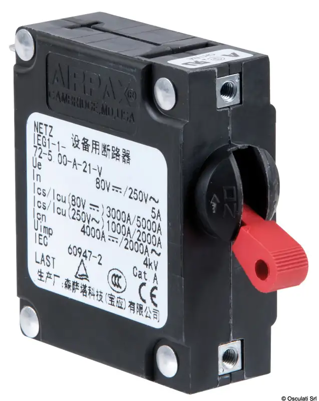 14.736.50 Interruttore Airpax magnetoidraulico 50 A Osculati