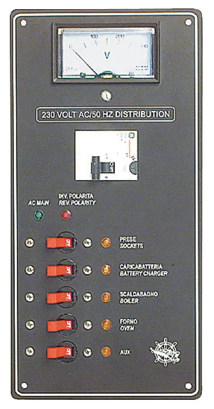 14.810.22 Pannello in corrente alternata 220 V Osculati