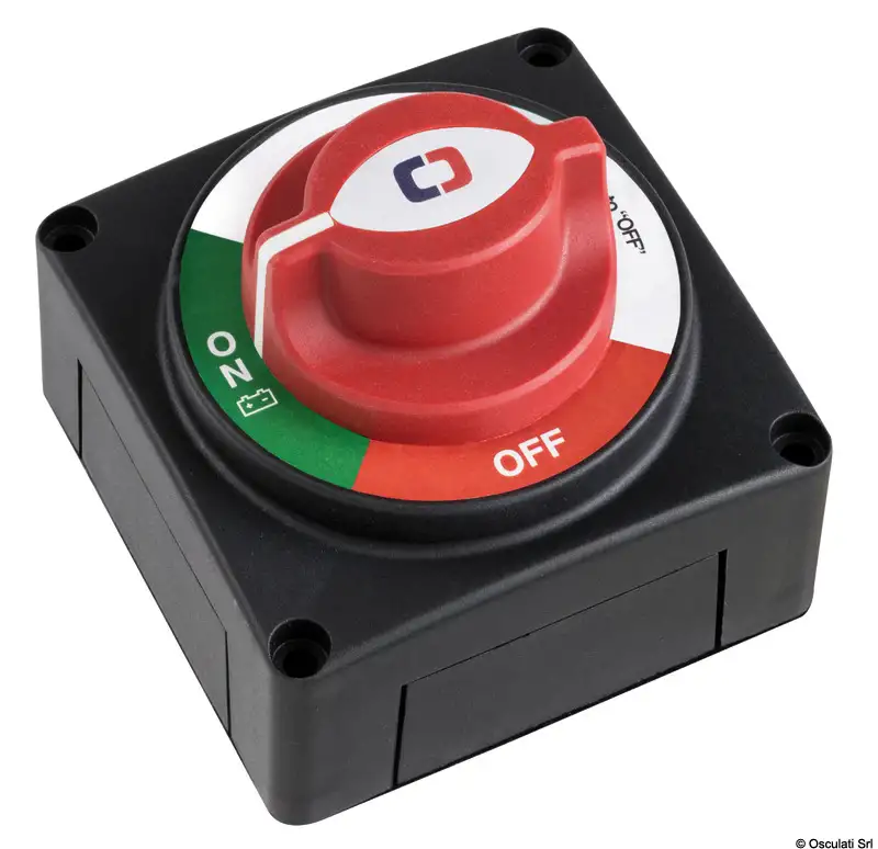 14.923.21 Interruttore/deviatore per batterie 550A ON-OFF Osculati