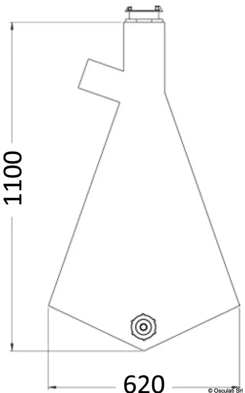 15.470.91 Sacco in PVC per doccia Saturn Osculati