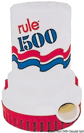 16.114.60 Pompa Rule 1500 12 V 4,8 A Osculati