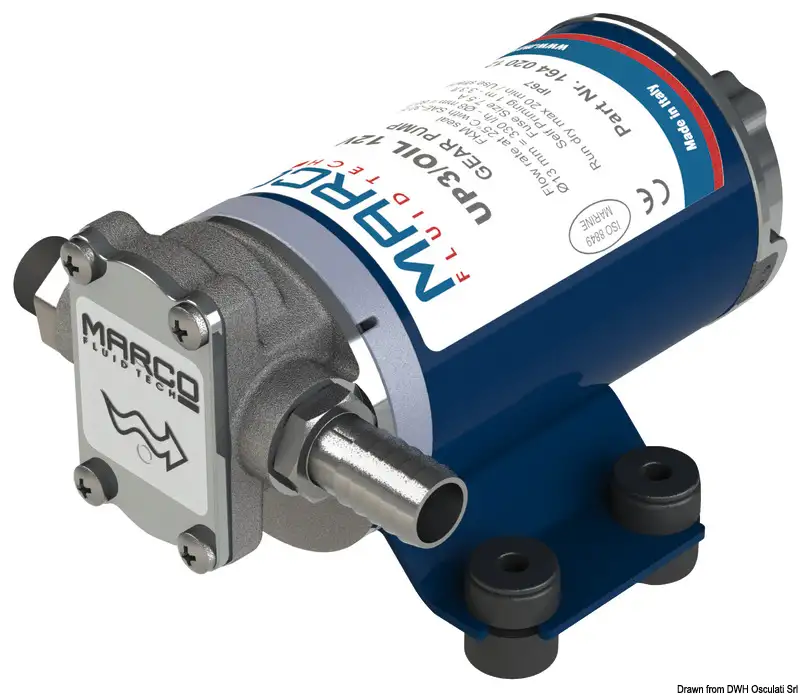16.190.24 Elettropompa per olio 24 V Osculati