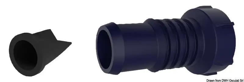 16.491.93 Scarico dritto 1″ & 1″-1/8 c/valvola non ritorno Osculati