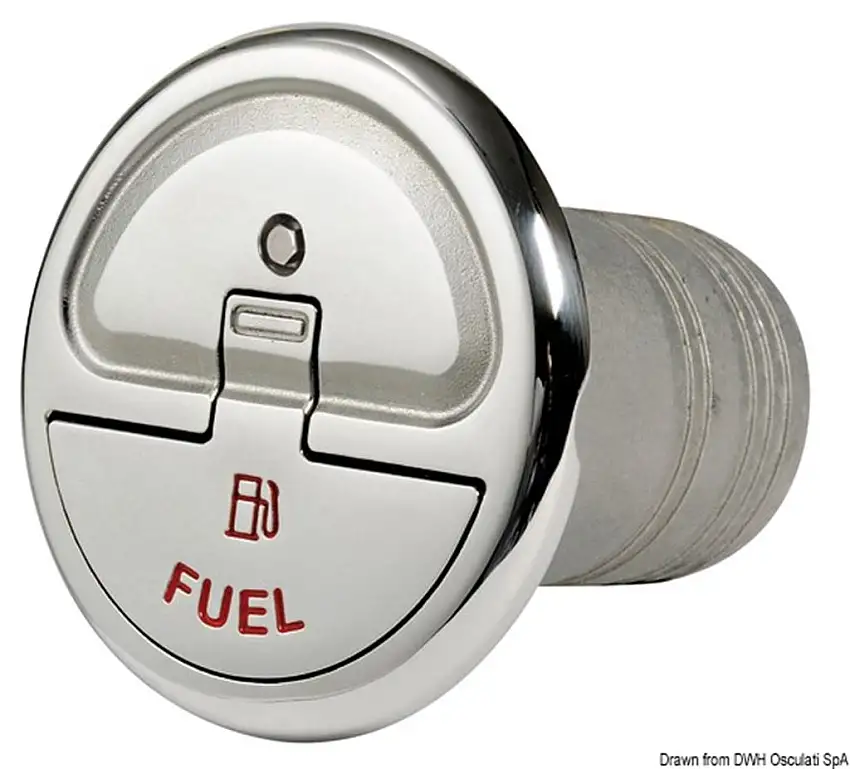 Tappo imbarco Quick Lock Fuel mm 50 con chiave
