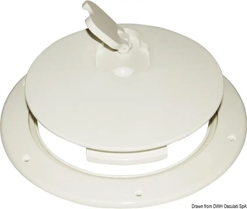 Botola ispezione RAL 9010 265 x 215 mm